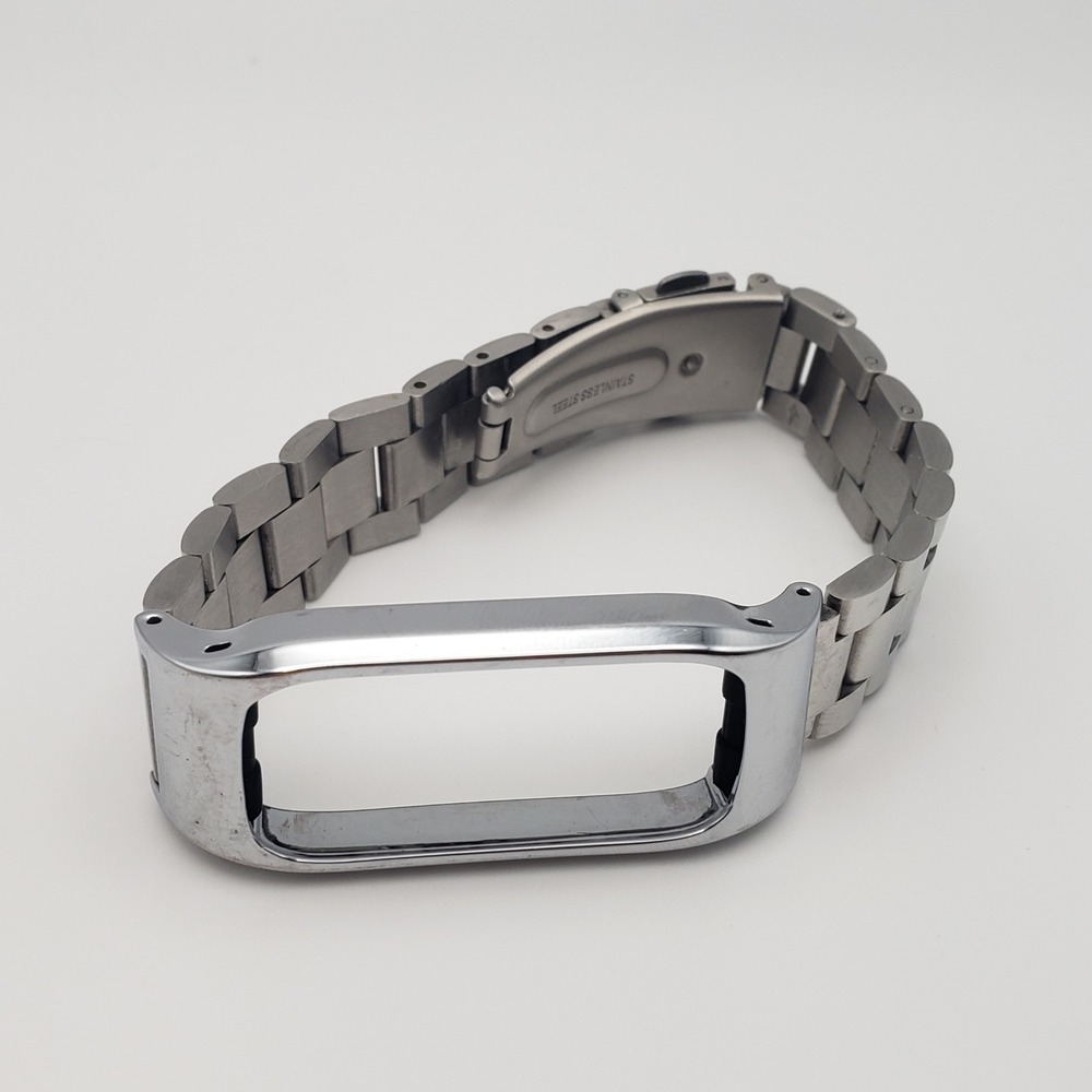 Fitbit Luxe Watch Band Unisex Silver Stainless Steel Link Accessory